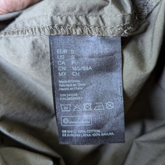 H&M khaki oversized dress, 100% cotton, size S - Picture 7 of 7